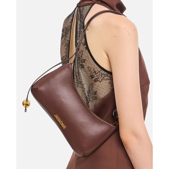 Jacquemus Women Le Bisou Pearl Leather Shoulder Bag - Picture 2 of 4